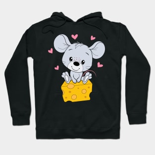 cheese and mouse Hoodie